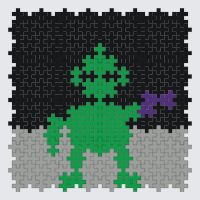 Plus-Plus Alien  instructions