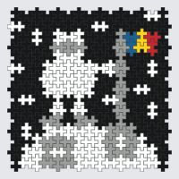 Plus-Plus Moon astronaut instructions