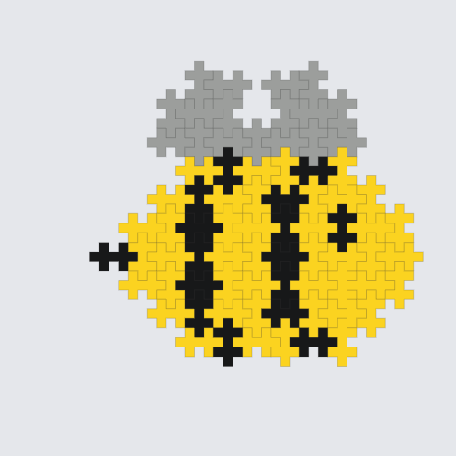 Plus-Plus Bee