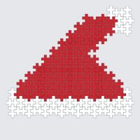 Plus-Plus Big Santa hat instructions