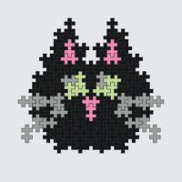 Plus-Plus Black Cat instructions