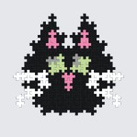 Plus-Plus Black Cat instructions