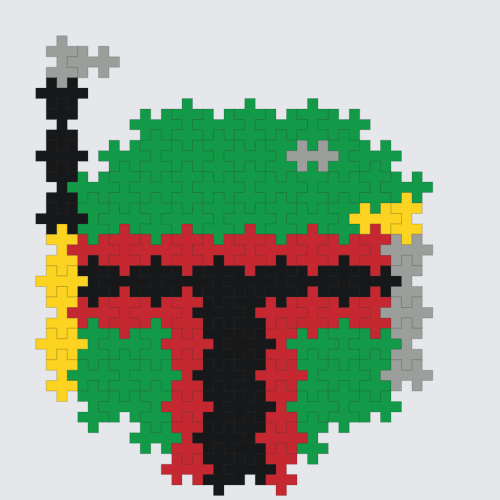 Plus-Plus Boba Fett