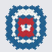 Plus-Plus Captain america shield instructions
