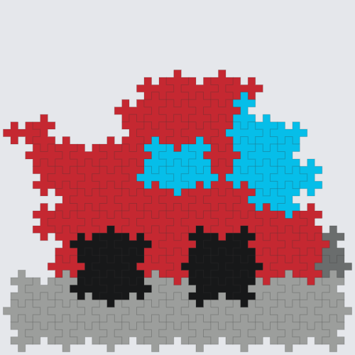 Plus-Plus Car 2D Instructions