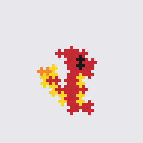 Plus-Plus Charmeleon