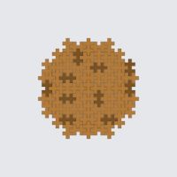 Plus-Plus Chocolate chip cookie instructions