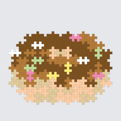 Plus-Plus Chocolate Donut