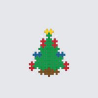 Plus-Plus Tiny christmas tree instructions