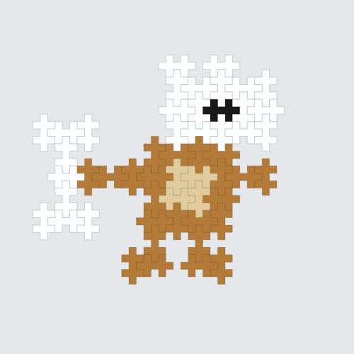 Plus-Plus Cubone Pokémon instructions