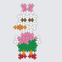 Plus-Plus Daisy Duck instructions