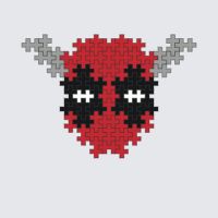 Plus-Plus Deadpool instructions