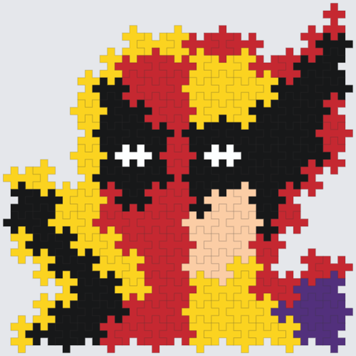 Plus-Plus Deadpool/wolverine instructions