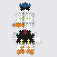 Plus-Plus Donald Duck instructions