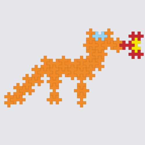Plus-Plus Dragon instructions