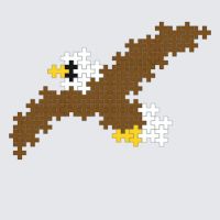 Plus-Plus Eagle instructions