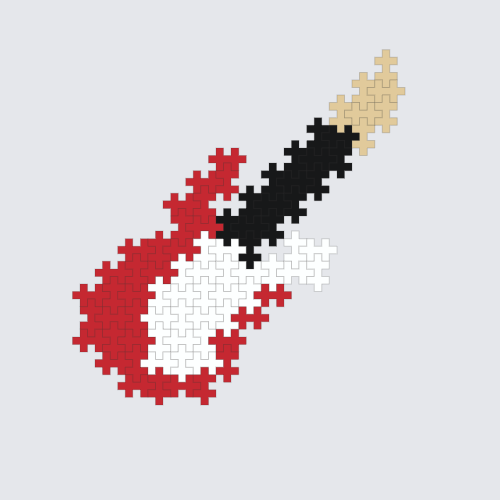 Plus-Plus Electric Guitar instructions