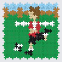 Plus-Plus Football player instructions