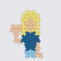 Plus-Plus Girl Waving instructions