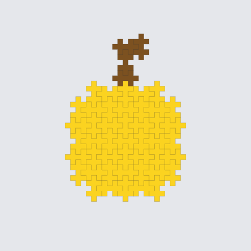 Golden Minecraft apple