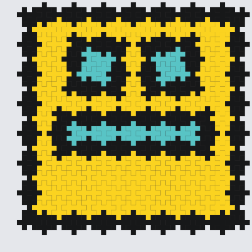 Plus-Plus Gradient Cube (Geometry Dash)