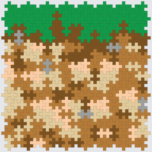 Plus-Plus Grass block