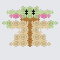 Plus-Plus Grogu (baby yoda) instructions