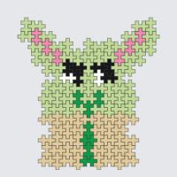 Plus-Plus Grogu (Star Wars) instructions