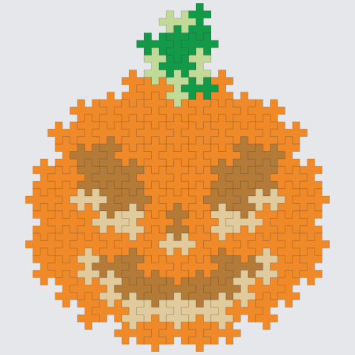 Plus-Plus Halloween Pumpkin