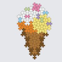 Plus-Plus Ice Cream instructions