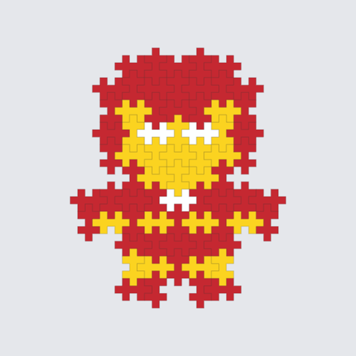 Plus-Plus Iron Man