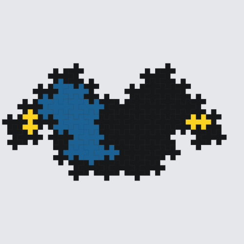 Plus-Plus Jevil's hat (Deltarune)