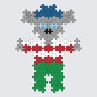 Plus-Plus Klatremus instructions