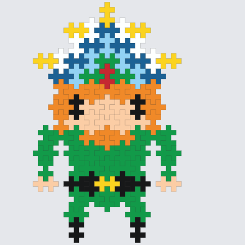 Plus-Plus Leprechaun 2 instructions