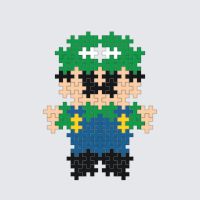 Plus-Plus Luigi instructions