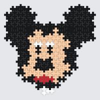 Plus-Plus Mickey Mouse instructions