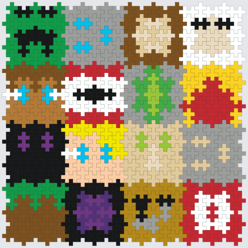 Plus-Plus Minecraft stuff instructions