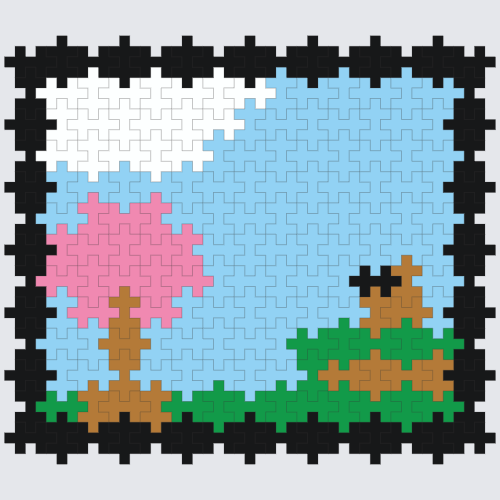 Plus-Plus Minecraft world
