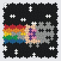 Plus-Plus Neon Cat instructions