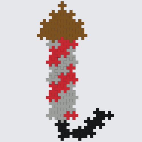 Plus-Plus New Year rocket