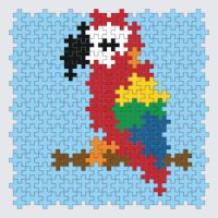 Plus-Plus Parrot instructions