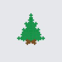 Plus-Plus Pinetree instructions