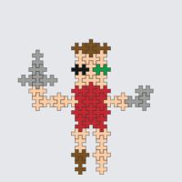 Plus-Plus Pirate instructions