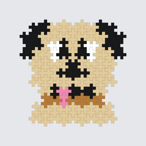Plus-Plus Pug instructions