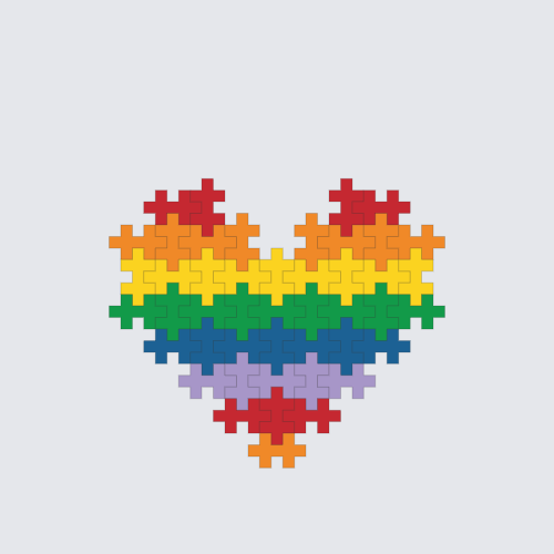 Rainbow Heart