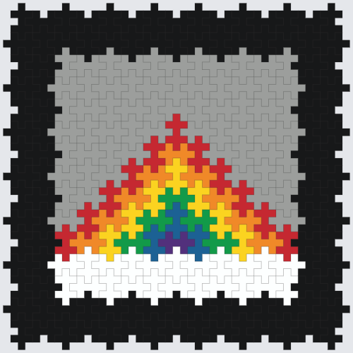 Rainbow in frame