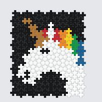 Plus-Plus Rainbow unicorn instructions