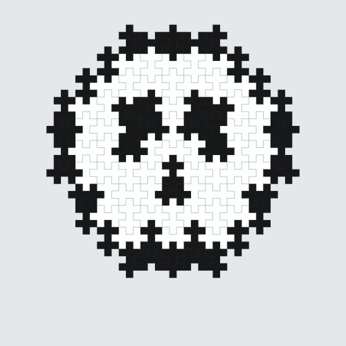 Plus-Plus Skull