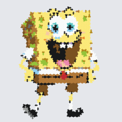 Plus-Plus SpongeBob SquarePants instructions