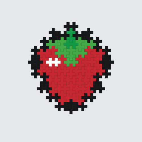 Plus-Plus Strawberry instructions